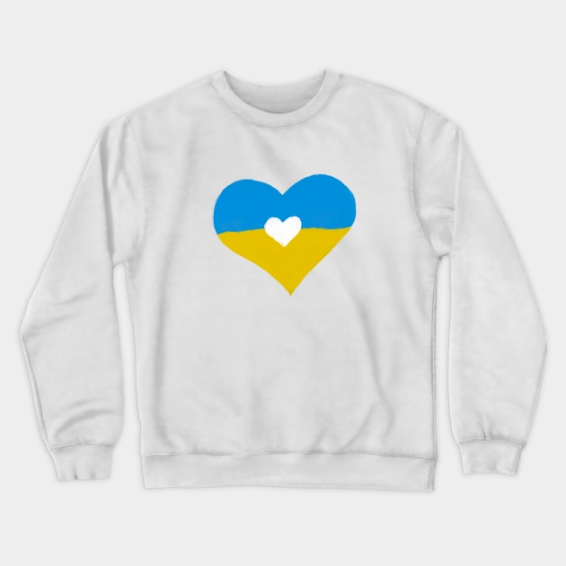 Support Ukraine Crewneck Sweatshirt by Nastya Li